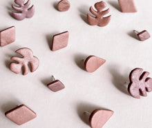 Load image into Gallery viewer, Abstract Studs in Blush