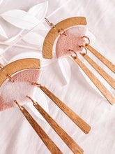 Load image into Gallery viewer, Gold Fringe Dangles in Palm Springs